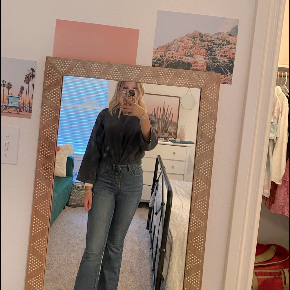 Zara gray top